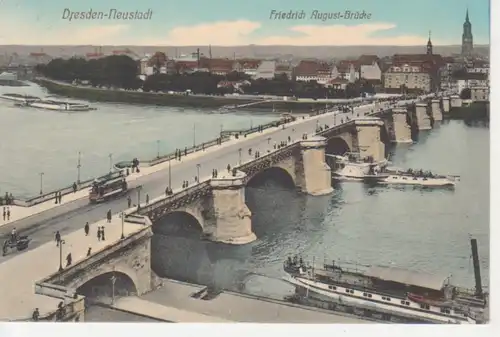 Dresden-Neustadt Friedrich August-Brücke gl1911 86.447
