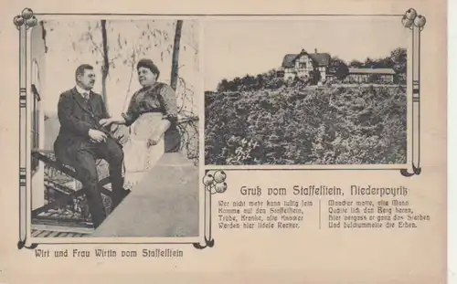 Gruß vom Staffelstein Niederpoyritz gl1913 86.457