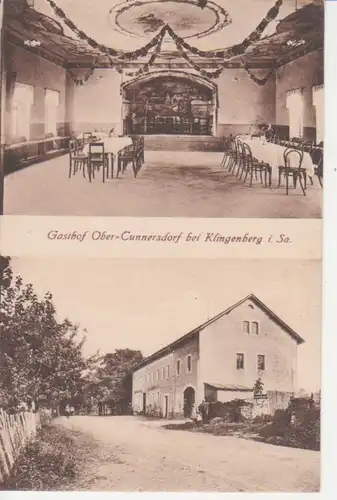 Gasthof Ober-Cunnersdorf bei Klingenberg gl1928 86.677
