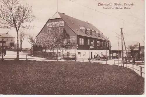 Zinnwald Gasthof Sächsischer Reiter gl1921 86.701