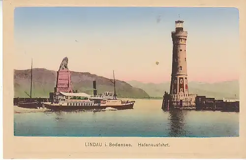 Lindau Bodensee Hafenausfahrt ngl C2248