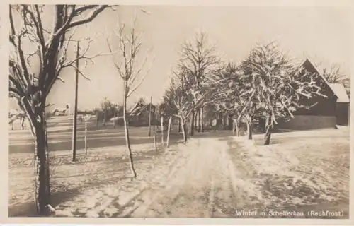 Schellerhau Winter-Panorama Rauhfrost gl1929 86.746