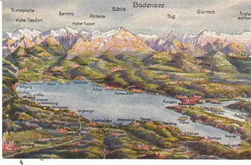 Bodensee aus der Vogelschau ngl 26.073