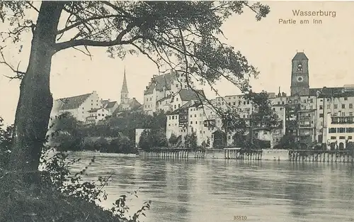 Wasserburg Partie am Inn gl1911 119.919