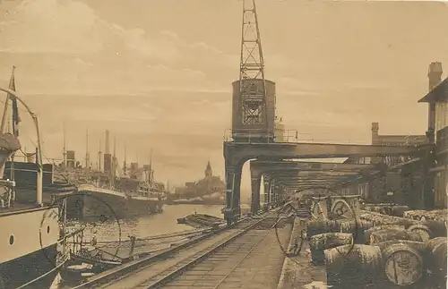 Hamburg Hafen Ladebühne Stückgüter gl1911 116.062