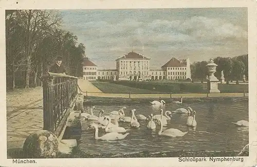 München Schlosspark Nymphenburg gl1921 123.915