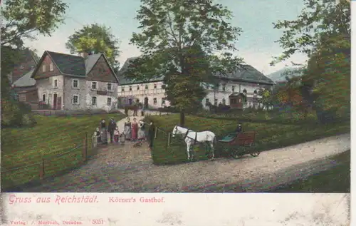 Reichstädt Gasthof Körner gl1910 86.705