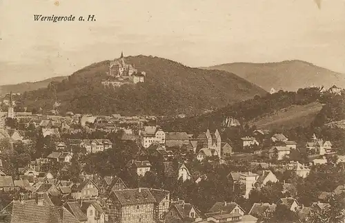 Wernigerode a.H. Panorama gl1925 117.986