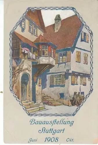 Stuttgart Bauausstellung 1908 gl1908 26.977