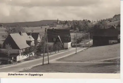 Schellerhau Straßenpartie Häuser gl1964 86.750