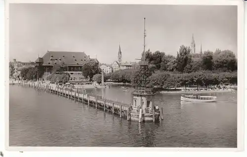 Konstanz a.Bodensee am Hafen gl1955 26.714