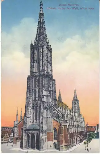 Ulm a.D. Münster feldpgl1914 26.309