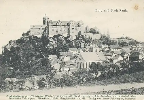 Ranis Burg und Stadt ngl 114.923