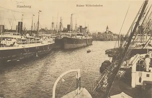 Hamburg Kaiser Wilhelmhafen gl1911 115.883