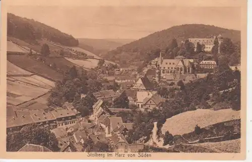 Stolberg i.H. Panorama von Süden gl1912 92.192