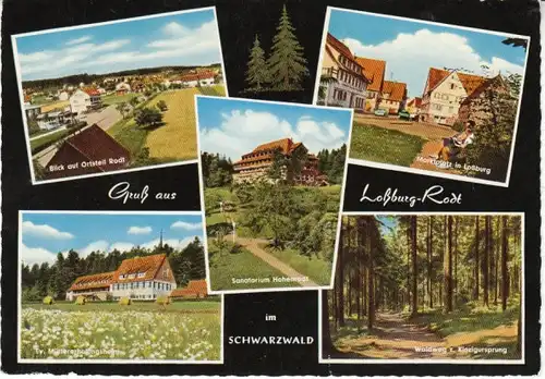 Gruß aus Loßburg-Rodt Schwarzwald gl~1960? 26.389