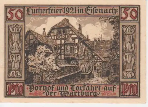 Eisenach Notgeld der Stadt über 50 Pfennig 90.367