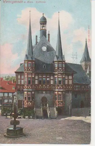 Wernigerode Rathaus gl1908 91.158
