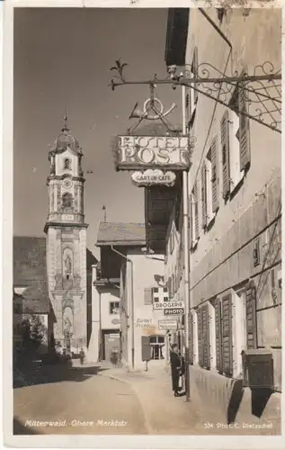 Mittenwald Obere Marktstraße Hotel Post ngl B4147