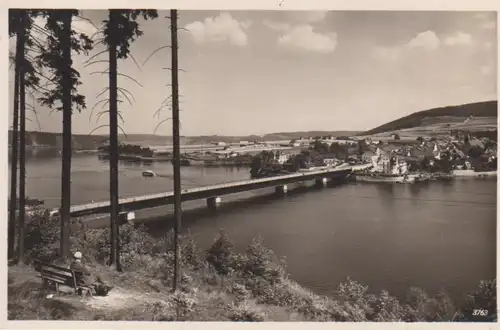 Saalburg Neue Brücke und Panorama ngl 90.103