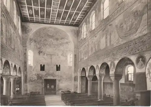 Insel Reichenau Oberzell St.Georg innen gl1956 26.583
