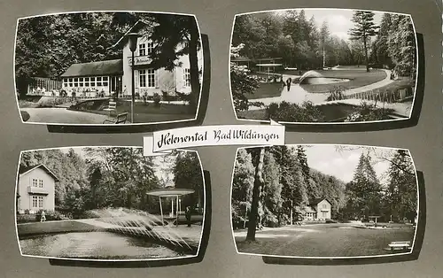 Bad Wildungen Helenental Café Teilansichten ngl 116.739