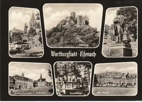 Eisenach Wartburgstadt Mehrbildkarte ngl B4360