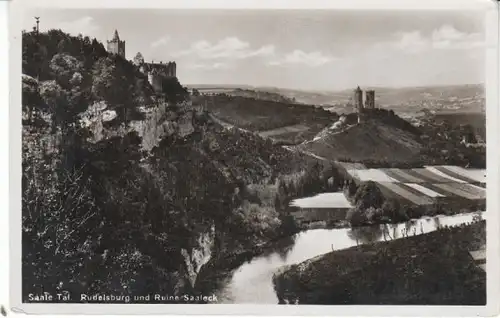 Rudelsburg und Ruine Saaleck ngl 27.442