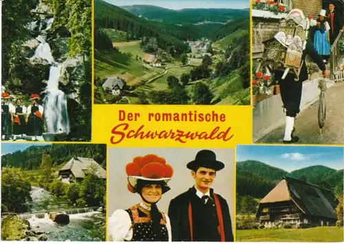 Romantischer Schwarzwald Mehrbildkarte gl1975 26.440