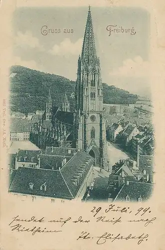 Freiburg Münster bahnpgl1899 134.496