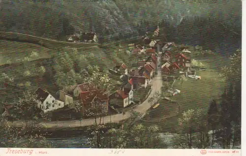 Treseburg im Harz Teilansicht ngl 91.372