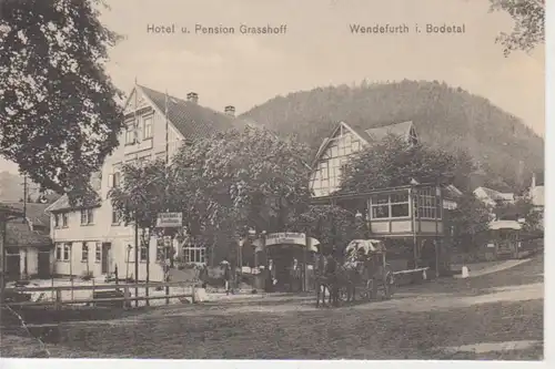 Wendefurth/Bodetal Hotel Pension Grasshoff ngl 91.014