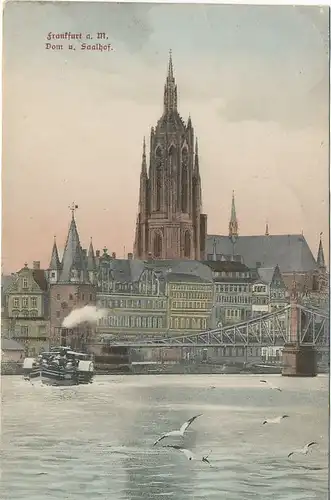 Frankfurt a.M. Dom und Saalhof gl1908 132.119