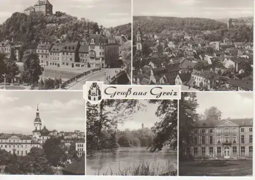 Greiz Mehrbildkarte Teilansichten glca.1970 88.551