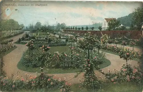 Chemnitz Rosarium im Stadtpark gl1907 127.735