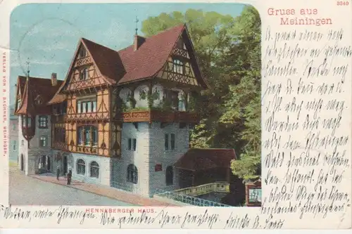 Meiningen Henneberger Haus gl1903 89.229