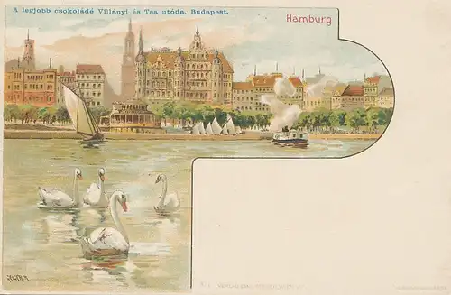 Hamburg Uferpanorama ngl 116.081