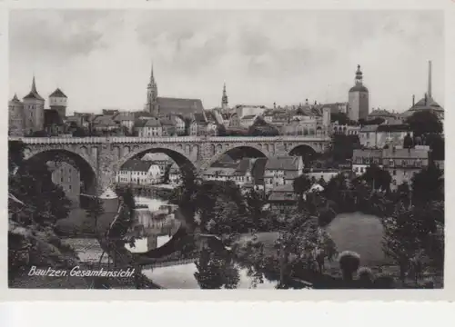 Bautzen Stadtpanorama Kronprinzenbrücke gl1941 85.938