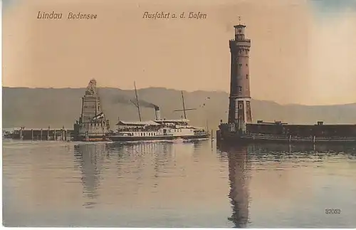 Lindau Bodensee Hafenausfahrt ngl C2247