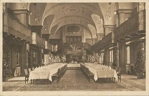 Berlin - Weinhaus Rheingold Bankett-Saal gl1913 117.400