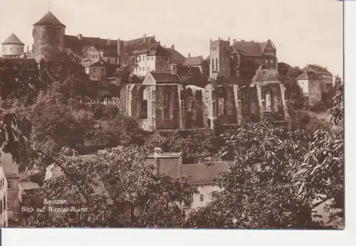 Bautzen Blick auf Nicolai-Ruine ngl 85.960