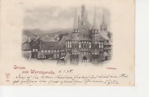 Wernigerode Rathaus gl1898 91.164