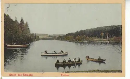 Gruss aus Ebnisee Ruderboote gl1912 26.087