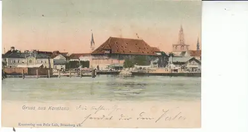 Gruss aus Konstanz a.B. um 1900 ngl 26.739