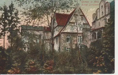 Cöthen Schloß von der Gartenseite gl1939 91.945