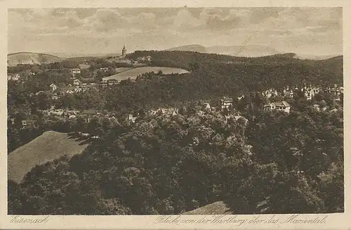 Eisenach Blick über das Mariental ngl 114.893