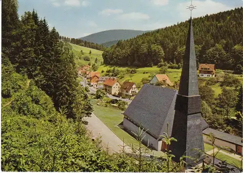 Schwarzw. Schönmünzach Teilansicht m.Kirche ngl 26.762