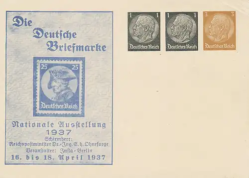 Berlin Briefmarkenausstellung 1937 ngl 117.812