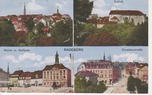 Radeberg Markt Schloß Dresdnerstraße gl1926 86.489