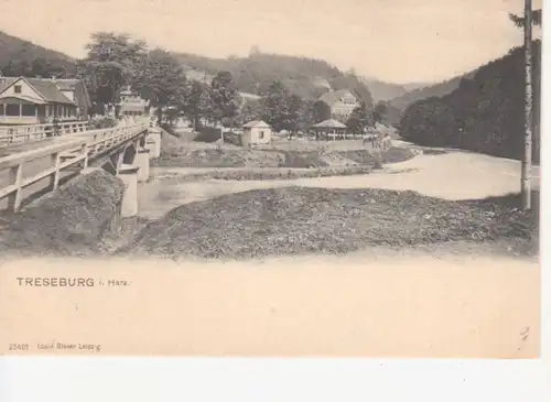 Treseburg im Harz Teilansicht ngl 91.367